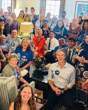 Beto O'Rourke Instagram - Amy and I loved seeing all of our Powered by People friends in town for the Dem convention! And thanks to all the new volunteers who signed up with us in EP!