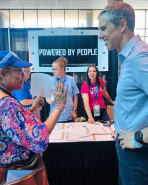 Beto O'Rourke Instagram - Amy and I loved seeing all of our Powered by People friends in town for the Dem convention! And thanks to all the new volunteers who signed up with us in EP!