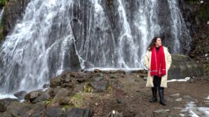 Bettany Hughes Instagram - Good morning from the #Caucasus mountains full of #myth - where #Prometheus stole fire from the gods and #Jason went to seek the Golden Fleece - #Treasures of #Georgia X