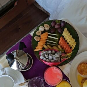 Bhavini Purohit Instagram - "Waking up to a stunning view, indulging in a gourmet breakfast in bed, and sharing it all with my favorite person. This luxury hotel stay is everything we dreamed of and more.

.
Location: @conradpune

.
{Breakfast, food, love, couple, foodie,trend, travel,staycation,crazy, morning, brekky, trending, couple videos, couple poses}
.
#influencer #breakfast #love #trend #crazy #trending #madness #brekky #foodie #trendingreels #staycation #travel #travelgram 
 #PerfectMorning #CoupleAdventures #BreakfastGoals #LuxuryStay #RomanticGetaway"