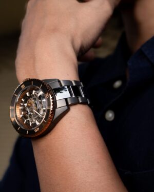 Bhumibhat Thavornsiri Instagram - In the chronicles of time, only your bones shall persist in their dance

Embrace every styles with feather-light weight of Rado’s Captain Cook High-Tech Ceramic Skeleton

#RADOThailand
#RADO 
#MasterofMaterials 
#RadoCaptainCookSkeleton 
#Feelit

shot by @hanamiiiiiis