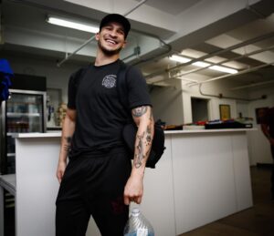 Biaggio Ali Walsh Instagram - Great quick trip to NYC to do some media for my upcoming fight August 23rd! 🗽 

📸: @trappfotos