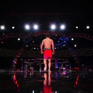Biaggio Ali Walsh Instagram - There is no feeling like this… the emotions while walking towards that cage is indescribable. At the end of the day tho, it’s all an illusion.