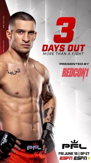 Biaggio Ali Walsh Instagram - 3️⃣DAYS OUT

[Fri, June 16th | 6:30ET on ESPN  | 9pm ET on ESPN | #PFLRegularSeason]