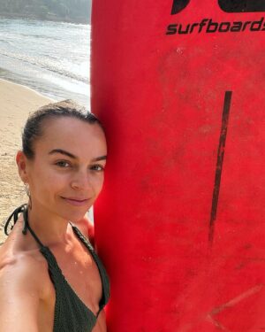 Bianca Bradey Instagram - Trying to catch some baby waves 🏄‍♀️