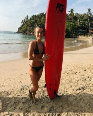 Bianca Bradey Instagram - Trying to catch some baby waves 🏄‍♀️
