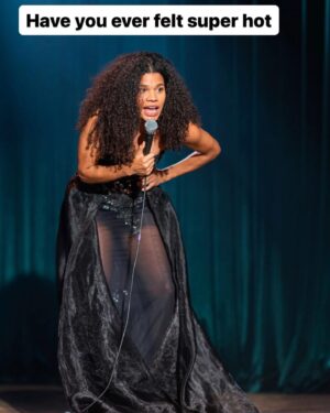 Bianca Cristovao Instagram - Yeah, so no one told me about the 💩 on my face and that’s why I have trust issues!

Still @spendthenightcomedy with @stacycay is everything 🙌🏾❤️🤣🧝🏾‍♀️
#relax #relate