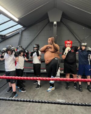 Big Narstie Instagram - Good session with da young Gs @musclebasegym @base_boxing