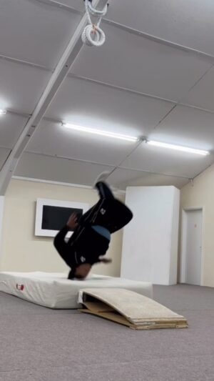 Big Narstie Instagram - Epic fails lol @temple.kungfu nearly broke my neck lol sorry mum had to try again 😆 practice makes perfect 💯