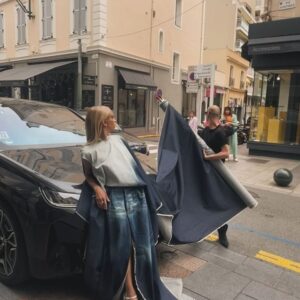 Bilal Hassani Instagram - so honored to have been given to chance to present this look at the Cannes film festival, I want to dedicate this post to my stylist @nikitavlk who works tirelessly every day to create stories through clothing, and never fails to amaze me.

this beautiful look is from @edentan_ thank you so much for allowing us to make this vision come to life

thank you @dorianjollet @lauriebmua @charlottetilbury