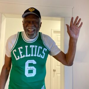 Bill Russell Instagram - Game 5 I’m here for it! Let’s go @celtics #BleedGreen just in case you need a back up #NBAFinals @celtics vs @warriors @NBAonABC @nba