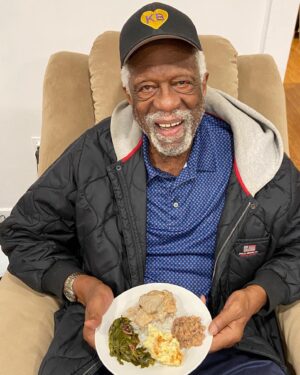 Bill Russell Instagram - Thank you to my wife's girlfriends, who made sure we not only had some great soul food but, we started the #NewYear with some #BlackEyedPeas Good luck for #2021  Thank you Q & Dre  #HappyNewYear to everyone!