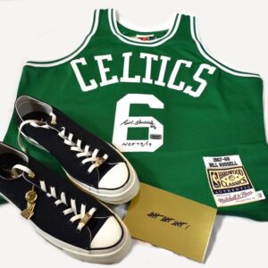 Bill Russell Instagram - Check out @legendsunite_ for some  exclusive new items just added to my page #christmas #sale @celtics