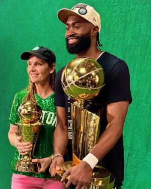 Bill Russell Instagram - Congratulations to the 2024 @nba Finals champions, Boston @celtics! & the #BillRussellFinals MVP winner @FCHWPO  Bill would be so very proud of all of you. Way to stick with it & bring #Banner18 home. Bill’s advice would be to enjoy every second…you earned it 🤍💚 Thanks Celtics Fans!