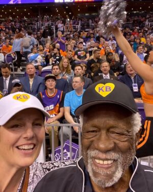 Bill Russell Instagram - In Phoenix for @Suns VS @okcthunder  #Birthday date night. @NBA #FridayFeeling