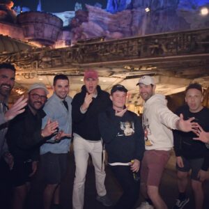 Billy Eichner Instagram - I adopted these 7 mostly middle-aged gay men and brought them to Disneyland as a little treat. (Apparently other people bring children?) We had the BEST time. And you must try the Avengers-branded chicken shawarma - surprisingly delicious! Thank you to my dear friend and colleague Mickey Mouse and all my friends @disney and @disneyland for a perfect day. I’ve been going to Disney parks since I was 5. It never, ever disappoints! 💫