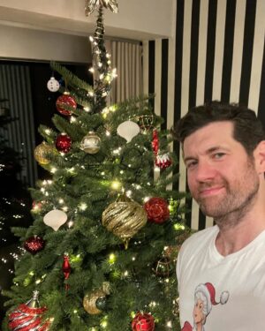 Billy Eichner Instagram - Took some time to celebrate, per Madonna’s instructions. Yes it took me 4 weeks to work up the strength to tell you James Taylor was my most played artist on Spotify this year. Happy Holidays.🎄❤️