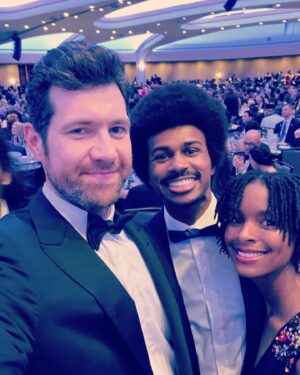 Billy Eichner Instagram - White House Correspondents Dinner! What an honor to sit with the truly inspiring Rep. @justinjpearson and Rep. @brotherjones_  from TN last night! Thank you @time for inviting me. These two remarkable young men now face Special Elections in TN after being unjustly expelled from the State Legislature for speaking up for gun control and common sense - please follow them and show your support! And many thanks to @thecreativecoalition for a great weekend in DC! Keep up the good fight! ✊❤️