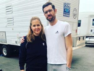 Billy Eichner Instagram - Bros is now streaming on Amazon @primevideo! Perfect for Easter, Passover or Indictment celebrations! Here are some BTS moments I’ve never posted before, including the @maddowshow cookie that got cut from the movie, flawless cameos from @kchenoweth @benstiller @amyschumer and @therealdebramessing - and an amazing moment with @therealtsmadison and @misslawrence at the end. Enjoy! ❤️