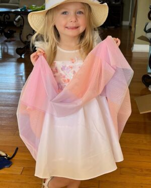 Billy Idol Instagram - My granddaughters #Mackenzie @brant_northridge_broad @poppy.rebel @maryjane.rebel dressed for Easter @maryjane.rebel found the golden Easter egg -BFI