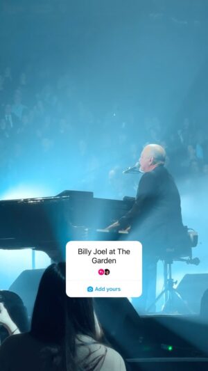 Billy Joel Instagram - In honor of Billy Joel's 100th MSG residency show being this month, add your best concert videos of Billy at The Garden! Use hashtag #BillyJoelMSG