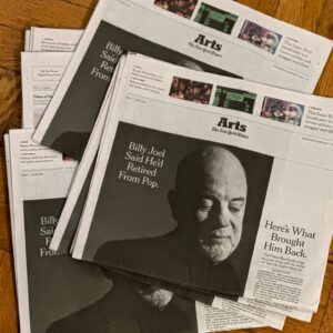 Billy Joel Instagram - Billy Joel Said He’d Retired From Pop. Here’s What Brought Him Back. The singer and songwriter debuted “Turn the Lights Back On,” his first new song in nearly 20 years, at the Grammy Awards. 

Written by Caryn Ganz @nytimes 
Photography by @theatraff