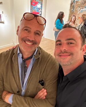 Billy Zane Instagram - Thank you @amberarbucci for an incredible opening and sale right out of the gate! 🔴 @gallery33sm @thegeorgian #frontman