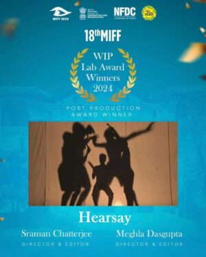 Birsa Dasgupta Instagram - Here's presenting the 4th generation filmmaker from our family, Meghla Dasgupta. The legacy continues.. silently, yet effectively. 

@meghla_somri and @sramanchatterjee13 debut documentary film 'HEARSAY' wins 'Work-in-Progress' Lab Awards at India's Film Doc Bazaar, MIFF - Mumbai International Film Festival 2024. 

Here's to a new beginning Somri 😘

@miff_india @nfdcindia @pibindia #documentary #daughter #filmmaker #actor #dop #love #life 

P.S. She's the DoP of HEARSAY too 🎥