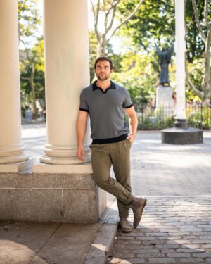 Bj Gruber Instagram - I did a photo shoot with @wear.amberjack back when it was warm. They have VERY nice and comfortable shoes. I got some of their Chelsea boots. Big recommendation! 10/10 #actor #model #nyc
