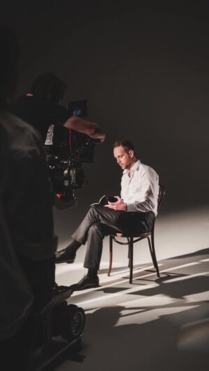 Björn Frantzén Instagram - Advertisement @etonshirts | Behind the scenes of my campaign shoot with Eton. Still haven't mastered buttoning a shirt by myself 😁