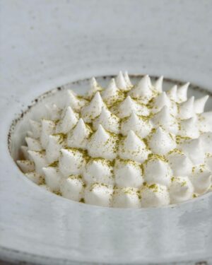 Björn Frantzén Instagram - Matcha meringue with yuzu sorbet, lemon marmelade & oolong mousse @villafrantzen in Bangkok