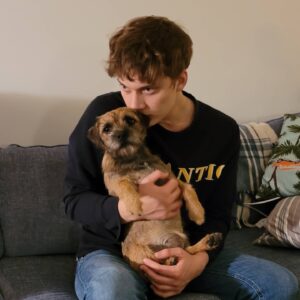 Björn Mosten Instagram - just explaining the plot of primer to my dog.