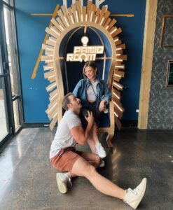 Blaine Gibson Instagram - We escaped so good. 
@paniqroomaustin