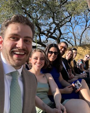 Blaine Gibson Instagram - Fun last few weeks celebrating the marriage of my mentor and role model @joshtheflanagan to his beautiful bride @nadscicles! Dopamine levels have been through the roof, I’m surrounded by incredible friends