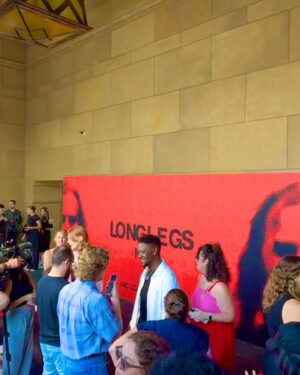 Blair Underwood Instagram - Last nights premiere was off the chain and sufficiently scary as hell for everyone! #Nicholascage’s performance as LONGLEGS is worth the price of admission alone. Definitely a ride worth taking starting this Friday July 12th only in the theaters & only if you dare…@longlegsfilm @neonrated @maikamonroe #OzPerkins #nicholascage @aliciawitty @egyptianla
