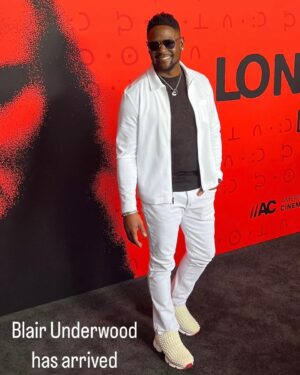 Blair Underwood Instagram - Last nights premiere was off the chain and sufficiently scary as hell for everyone! #Nicholascage’s performance as LONGLEGS is worth the price of admission alone. Definitely a ride worth taking starting this Friday July 12th only in the theaters & only if you dare…@longlegsfilm @neonrated @maikamonroe #OzPerkins #nicholascage @aliciawitty @egyptianla