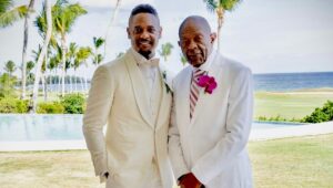 Blair Underwood Instagram - Way too many highlights to mention from our wedding weekend but one of the most incredible things to witness was my father handlin’ his bizniz on the dance floor @ our Welcome Party…at 91 years-young!! STILL so much life left to live. It was a good time had by ALL! #OGstyle #TheColonel #USArmy @casadecampodr pc:@martinameztoyphotography @howelltalentrelations @caribbean_celebrations_rd @wallmanpr