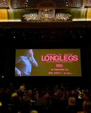 Blair Underwood Instagram - Last nights premiere was off the chain and sufficiently scary as hell for everyone! #Nicholascage’s performance as LONGLEGS is worth the price of admission alone. Definitely a ride worth taking starting this Friday July 12th only in the theaters & only if you dare…@longlegsfilm @neonrated @maikamonroe #OzPerkins #nicholascage @aliciawitty @egyptianla