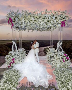 Blair Underwood Instagram - THANK YOU, THANK YOU, for all of the love, prayers & positive vibes from all of you this last week! It’s been a whirlwind of activity so I haven’t even had a chance to post lately but on Sat., the 24th, surrounded by (8) of our (9) adult kids my beautiful bride Josie & I got married & blended our families @CasaDeCampoDR Resort in the Dominican Republic. It was an incredibly magical & unforgettable ceremony. During the next week, I’ll be posting pics & a few videos of the festivities. People.com has been posting about our wedding so I better get on it. Lol. And the new issue of @people is on newsstands nationwide TODAY, Friday. @howelltalentrelations pc:@martinameztoyphotography Gown by: @bridesbynona Hair & Make Up: @glamourbyshaniqua @isaia @caribbean_celebrations_rd @wallmanpr