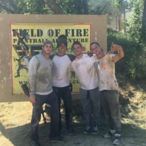 Blake Jenner Instagram - We came.....we saw......I got shot in the neck three times....