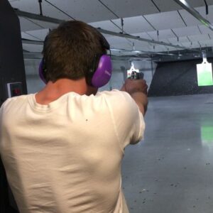 Blake Jenner Instagram - Startin off last week in Charlotte with some target practice 😎