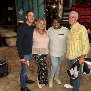 Blake Jenner Instagram - Needless to say, @thealexnewell was incredible in @onceislandbway 🎉🎉 The show was amazing. Very stoked to have taken the parents to their first Broadway show 👍👍