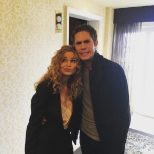 Blake Jenner Instagram - Need a mom? Why wait? Grab your movie mom 😎👍 #kyrasedgwick #edgeof17 #nov18