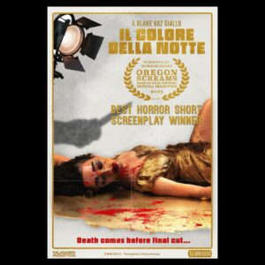 Blake Vaz Instagram - @il_colore_della_notte takes
BEST HOROR SHORT SCREENPLAY
at the 2023 @oregon.screams.horror.filmfest 

Grazie molto!!!!