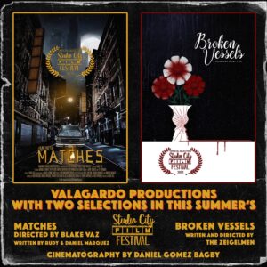Blake Vaz Instagram - @valagardoproduction on a roll this summer!
Two of our productions have been selected for this year’s @studiocityfilmfestival 

Both films will be making their West Coast premieres! Dates and times coming soon!

Y ahi nomas compa Dany! DP for both! 
Molto talentoso il mio fratello!!
@danielgbagby 

Big thanks to our cast and crew for both shorts!!

MATCHES
A @blakevaz film.

Joanna's happiest day of her life turns into her mother’s worst nightmare when she is kidnapped shortly after announcing her acceptance to the university of her dreams.

Written by the Marquez brothers @dmarquez11 and @rudy_marquez_
Cinematography @danielgbagby
Produced by @rudy_marquez_ @andrea_feliu @violeta___gf  @danielgbagby @dmarquez11 @blakevaz
Executive producers Mike Crafton, Rodolfo Marquez and @robertoawallace

Broken Vessels
Written and directed by the Ziegelmen
Cinematography by @danielgbagby 
A @valagardoproduction co-production

#indiefilms #shortfilms #crimeshort #filmfestival #giallo #horror #hauntedhouse #giallofilms