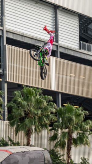 Blake Williams Instagram - Daytona Bike week was amazing! Was also my first ride back in @alpinestarsmx since 2008, and let me tell you it’s so dam comfortable 😍 thanks the everyone at @alpinestarsmx for making it happpen, @nixona001 & @lucasmirtl for the email and also everyone @monsterenergy @ksfmxshows for making bike week another awesome time with an awesome crew’ @unknownindustries @twitchthis8 @takafmx @vgolden423 @wanky338 @keithsayers @baggsyboyuk @caseycurrie and of course @justingeorgephotos for the sick clips!!