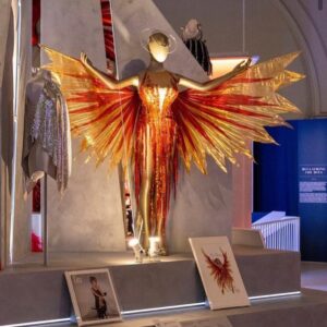 Bob Mackie Instagram - A few of the Bob Mackie pieces currently on display at the @vamuseum DIVA exhibition in London. #MackieMagic
