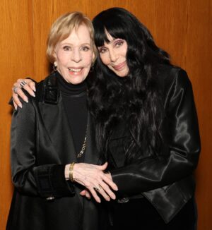 Bob Mackie Instagram - Carol Burnett honoring her longtime friend and collaborator, the legendary Bob Mackie, at the premiere of his ‘Naked Illusion’ documentary at the Paley Center in LA. 

It was an honor to celebrate this iconic designer with legends such as Carol Burnett herself! 💫 

#BobMackie #CarolBurnett #PaleyCenter