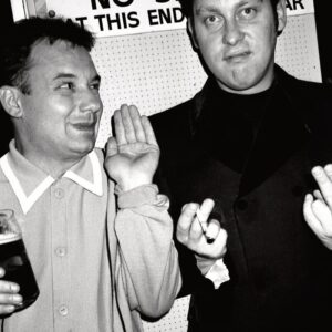 Bob Mortimer Instagram - Me and Jim at the Hacienda 1990