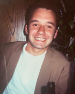 Bob Mortimer Instagram - 1990 with original teeth